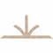 Ekena Millwork Richland Smooth Timber Gable Bracket, Douglas Fir, 96"W x 44"H x 1 1/2"D x 5 1/2"F, 11/12 Pitch GBW096X44X0206RIC00SDF - alternate 1